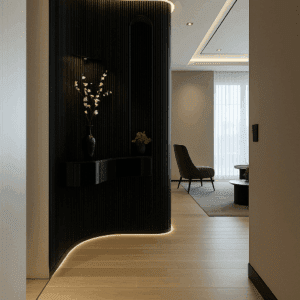 JP Decor vízfodros falpanel - Piano black wave - Image 5